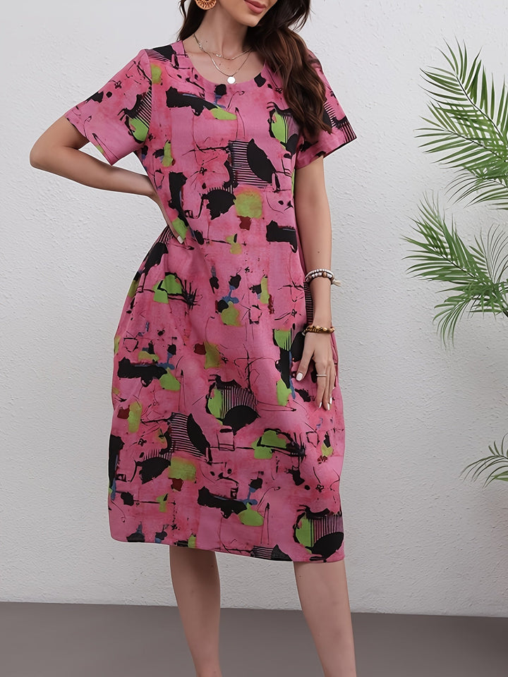 Reshma - Elegant Tummy Covering Maxi Dress