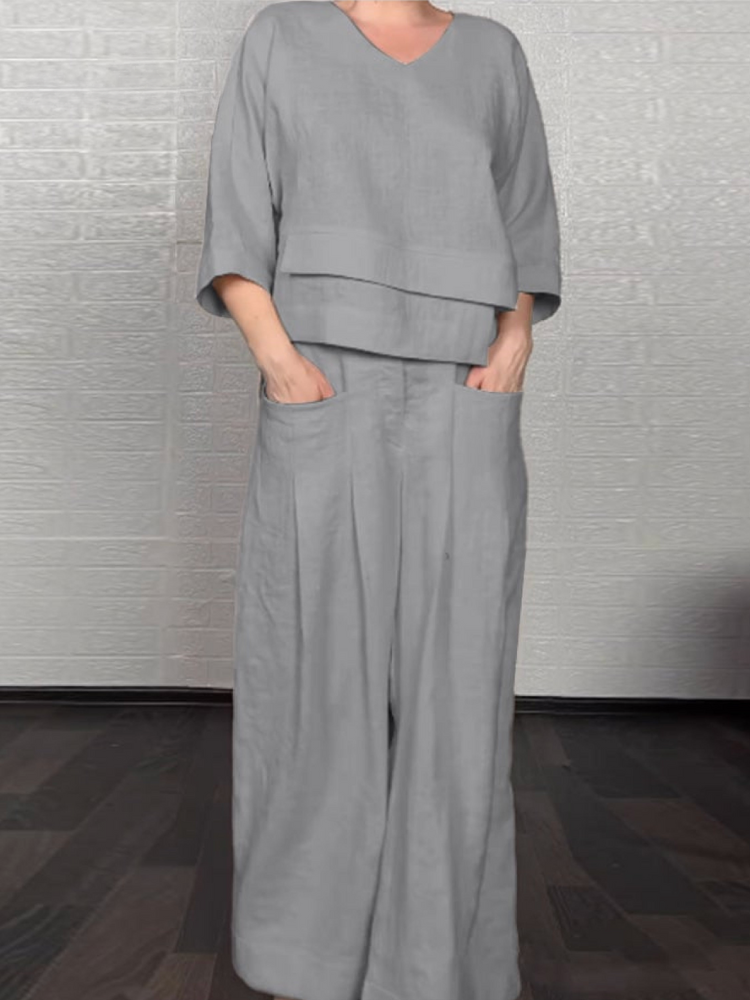 Noa™ – Relaxed Cotton & Linen Set