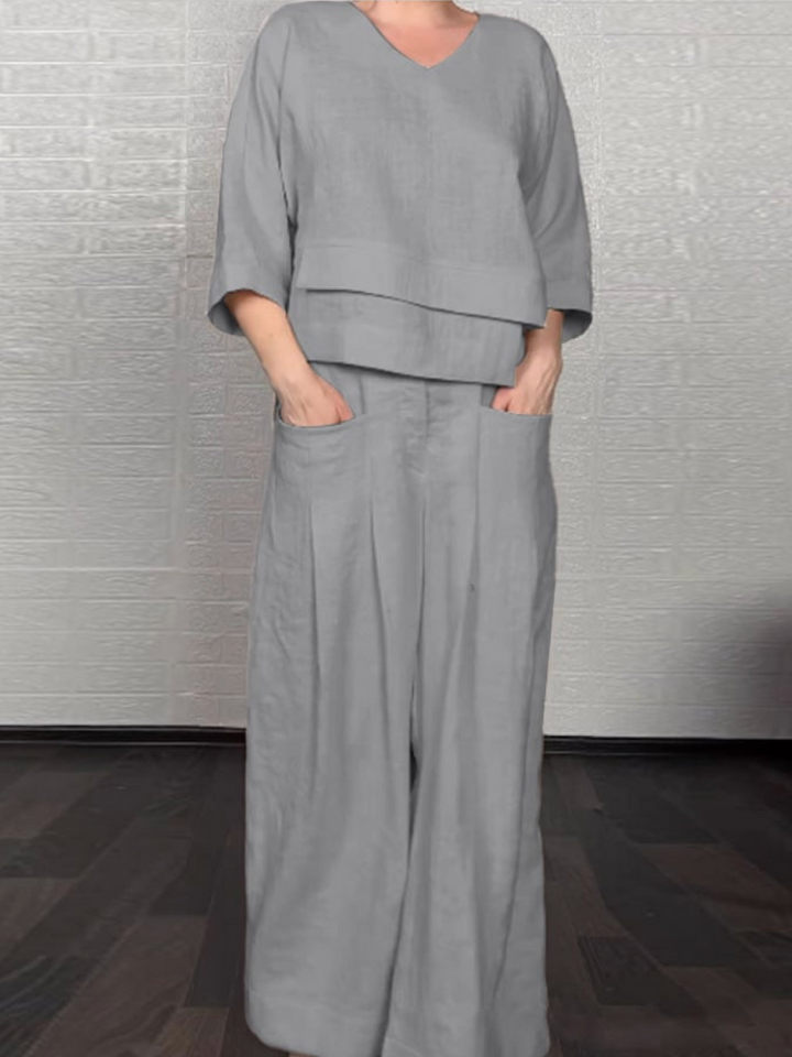 Noa™ – Relaxed Cotton & Linen Set