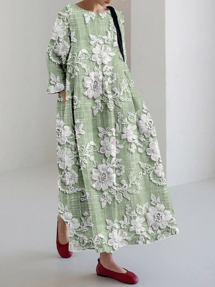 Lina™ | Elegant Floral Dress