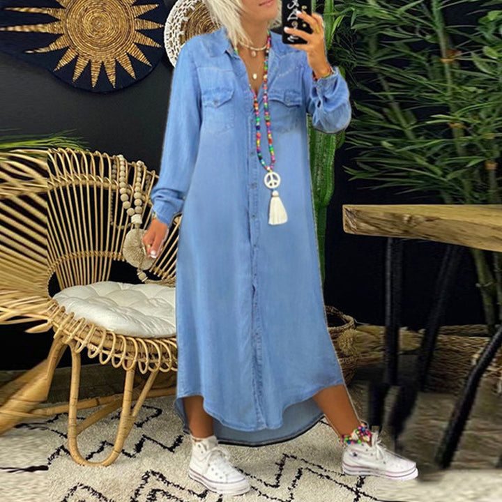 Juna™ – Comfortable Denim Dress