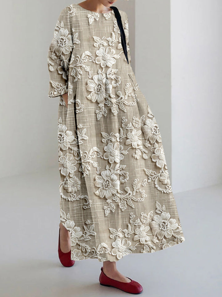 Lina™ | Elegant Floral Dress
