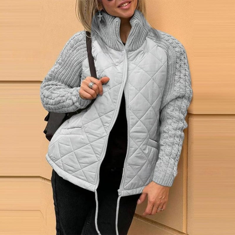 Nora | Lightweight Patchwork Puffer Jacket