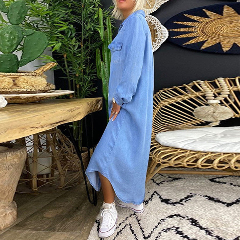 Juna™ – Comfortable Denim Dress