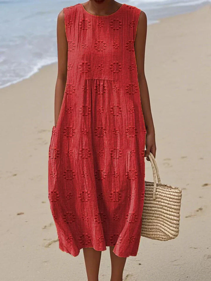 Lea™ – Elegant Sleeveless Dress with Pockets