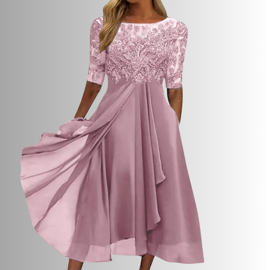Gloria - Elegant Lace Dress