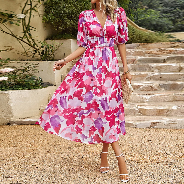 Reem - Trendy floral dress