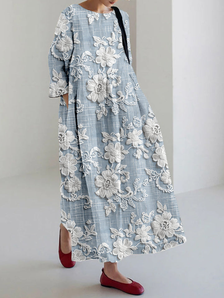 Lina™ | Elegant Floral Dress