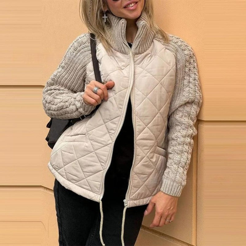 Nora | Lightweight Patchwork Puffer Jacket