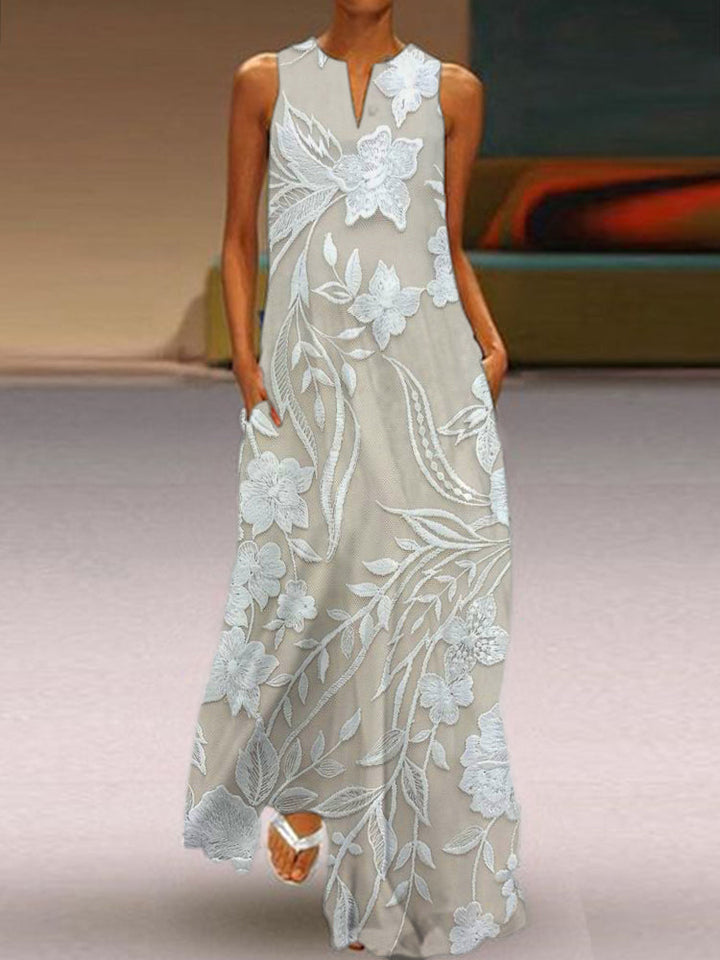 Amara™ | Elegant Luxury Printed Dress for Parties