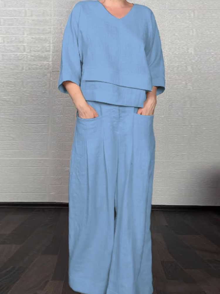 Noa™ – Relaxed Cotton & Linen Set