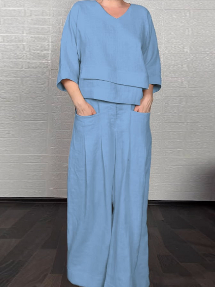 Noa™ – Relaxed Cotton & Linen Set