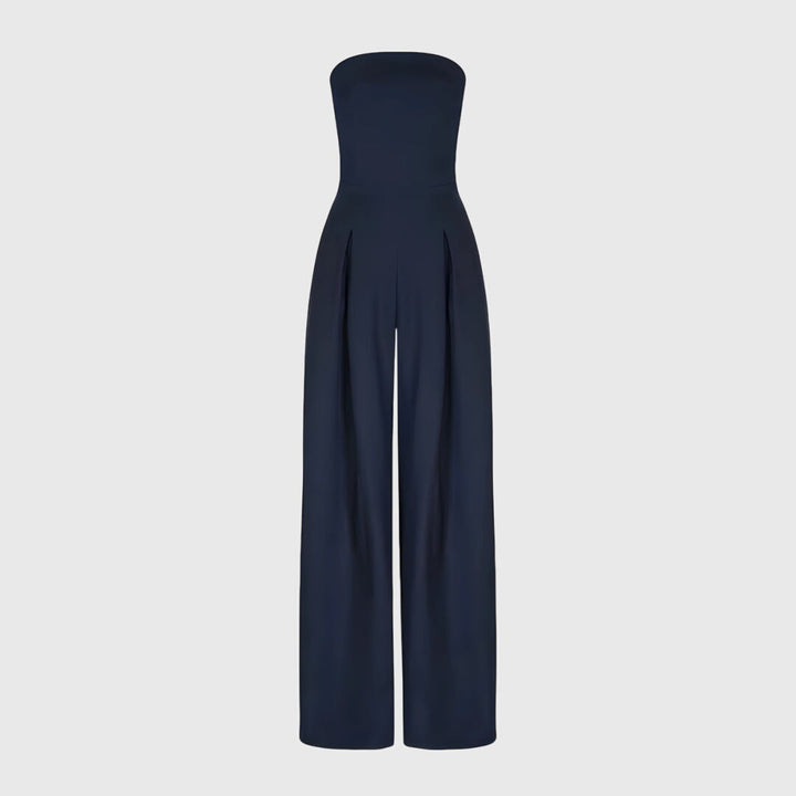 Alicia - Wide Leg Strapless Jumpsuit