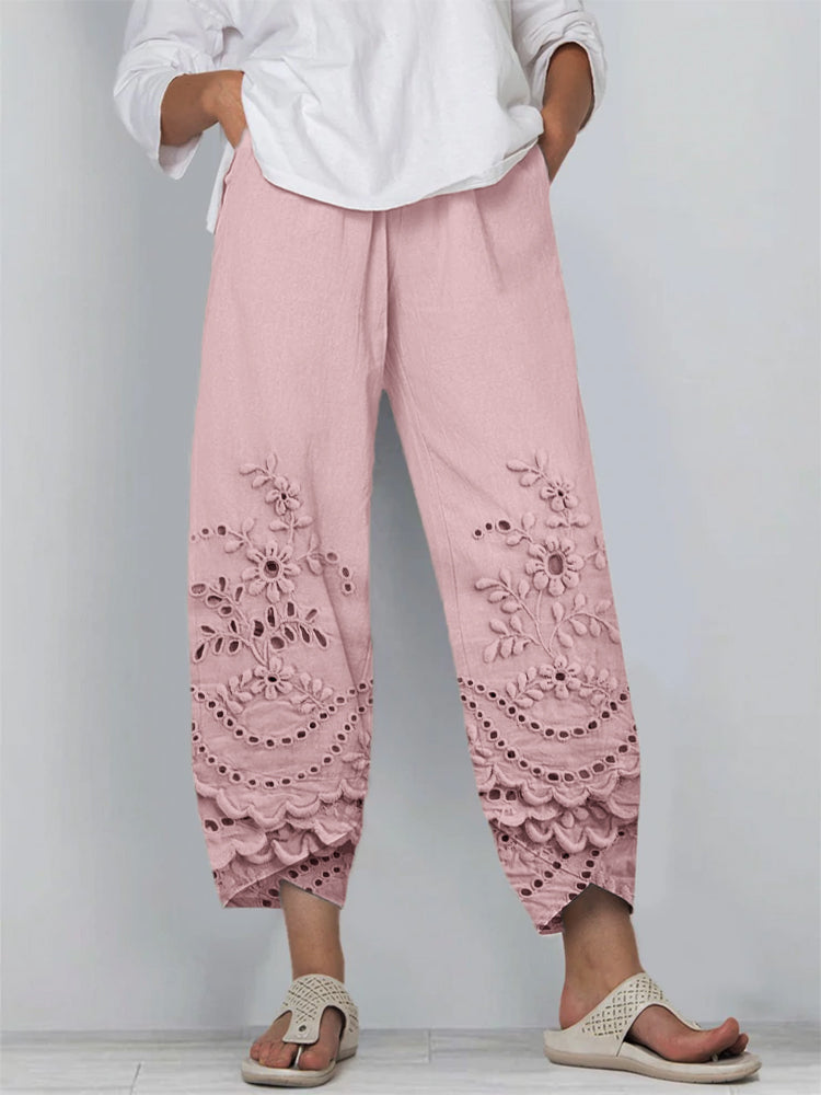 Amélie™ | Floral Print Trousers for a Stylish Look