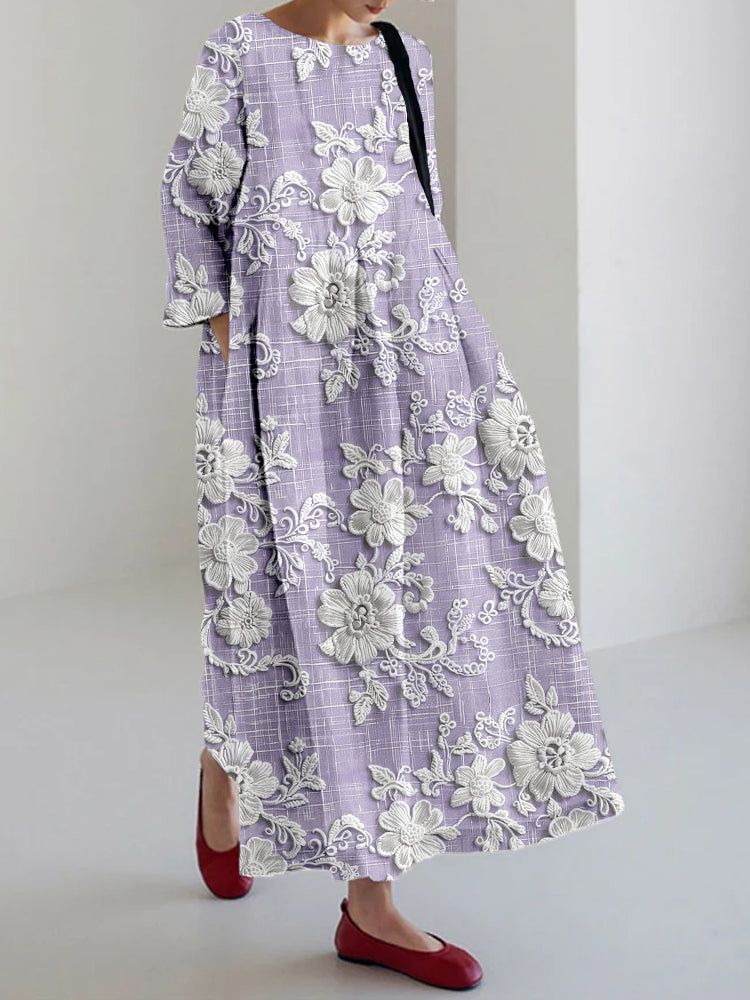 Lina™ | Elegant Floral Dress