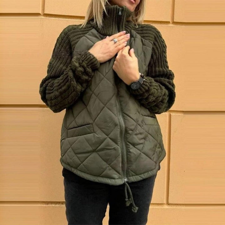 Nora | Lightweight Patchwork Puffer Jacket