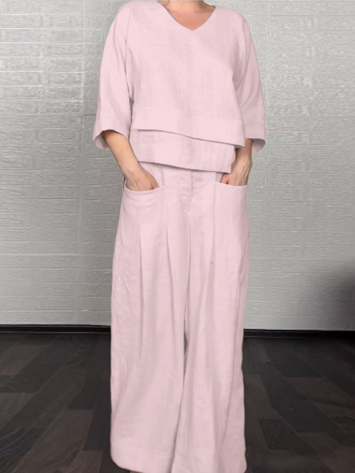 Noa™ – Relaxed Cotton & Linen Set