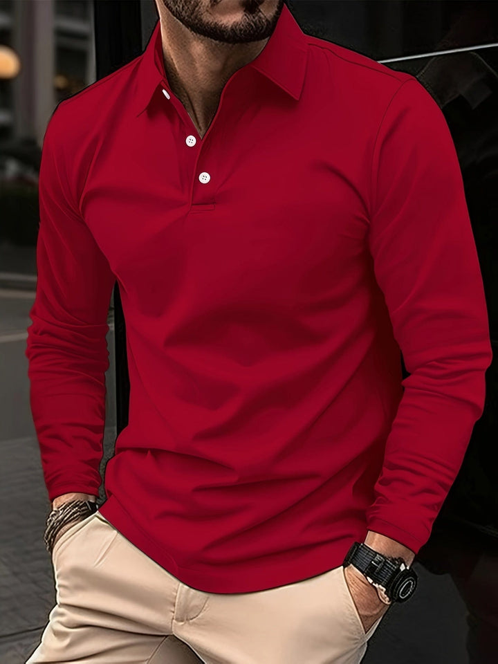 Finn™ – Long Sleeve Men's Polo Shirt