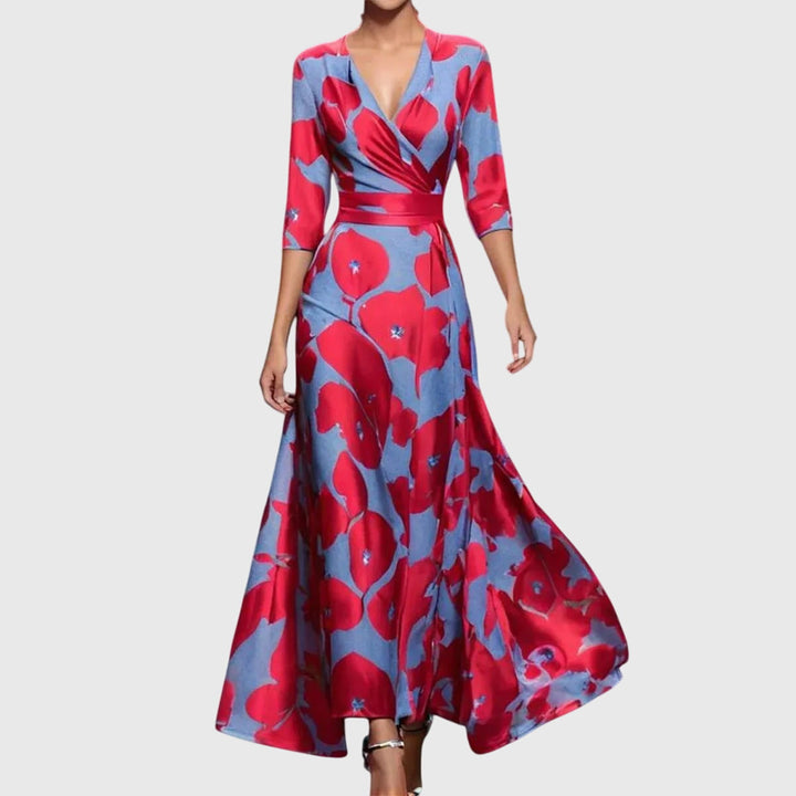 Caroline | Elegant Summer Floral Dress