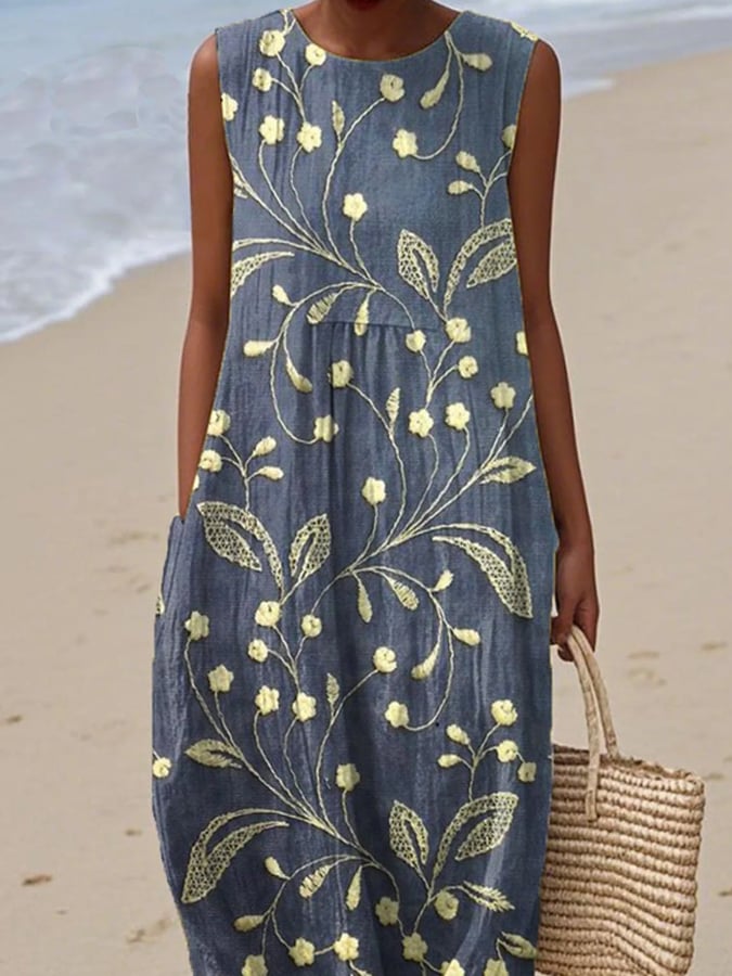 Romy™ | Sleeveless Floral Dress for Women