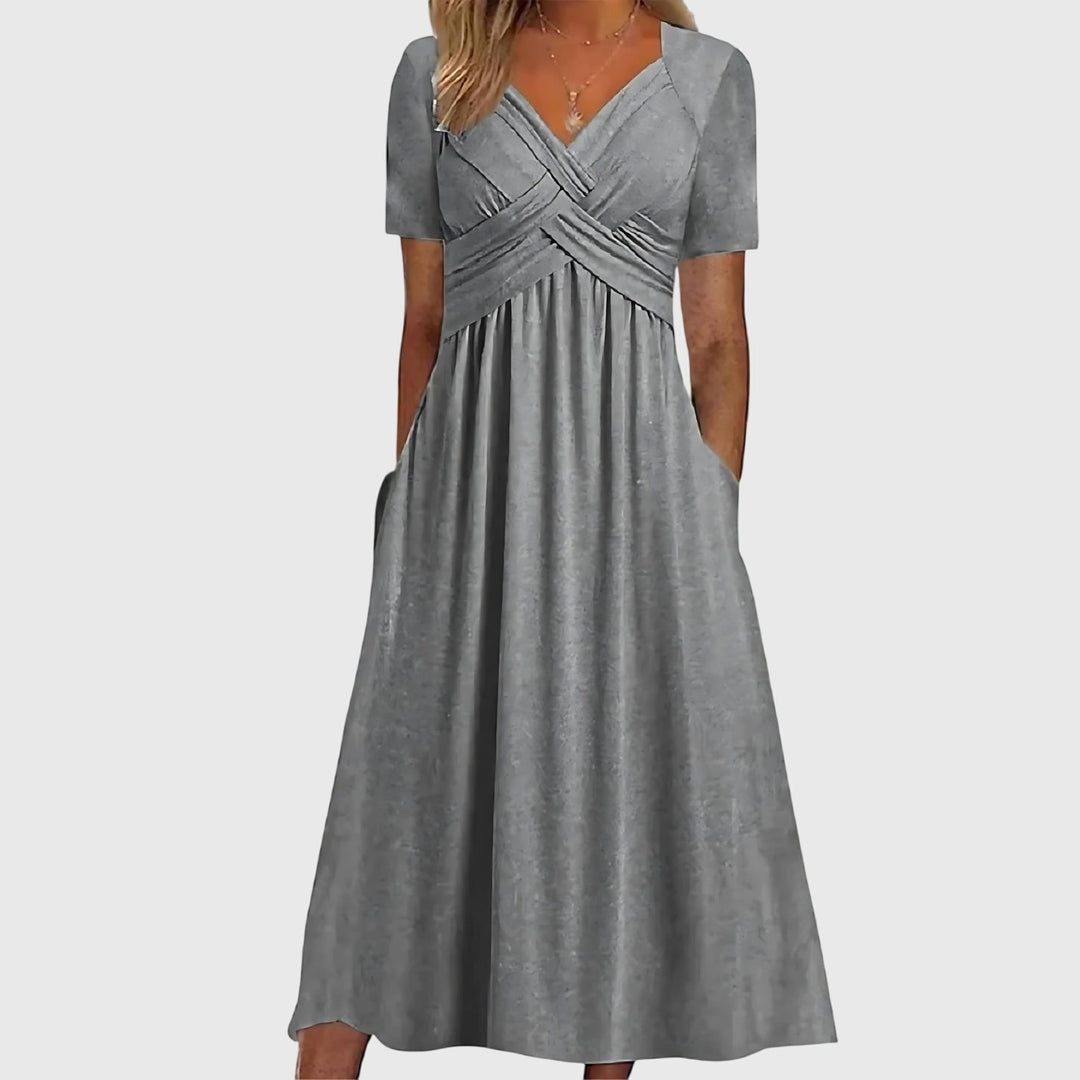 Christine – Elegant Midi Dress