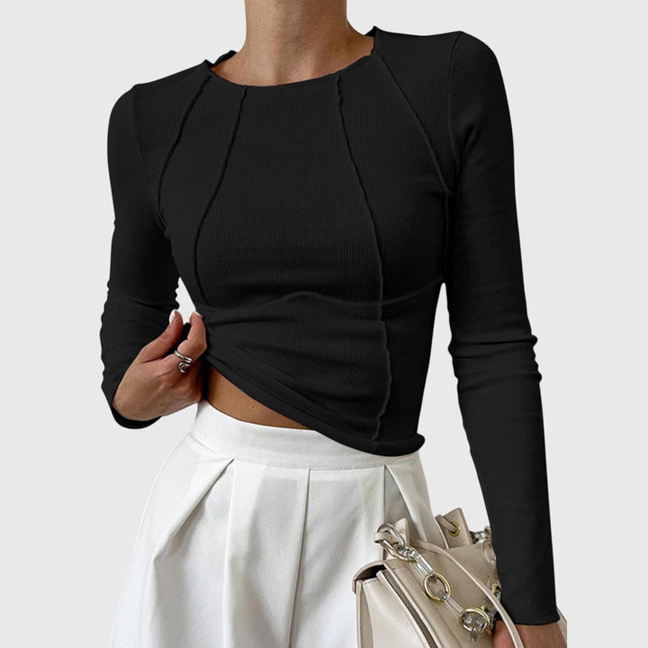Andi - Ribbed Long-Sleeve Top