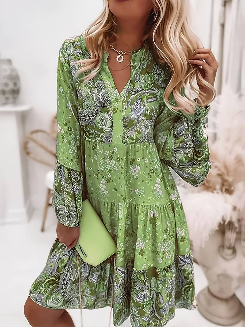 Orla - Women's floral print short dress