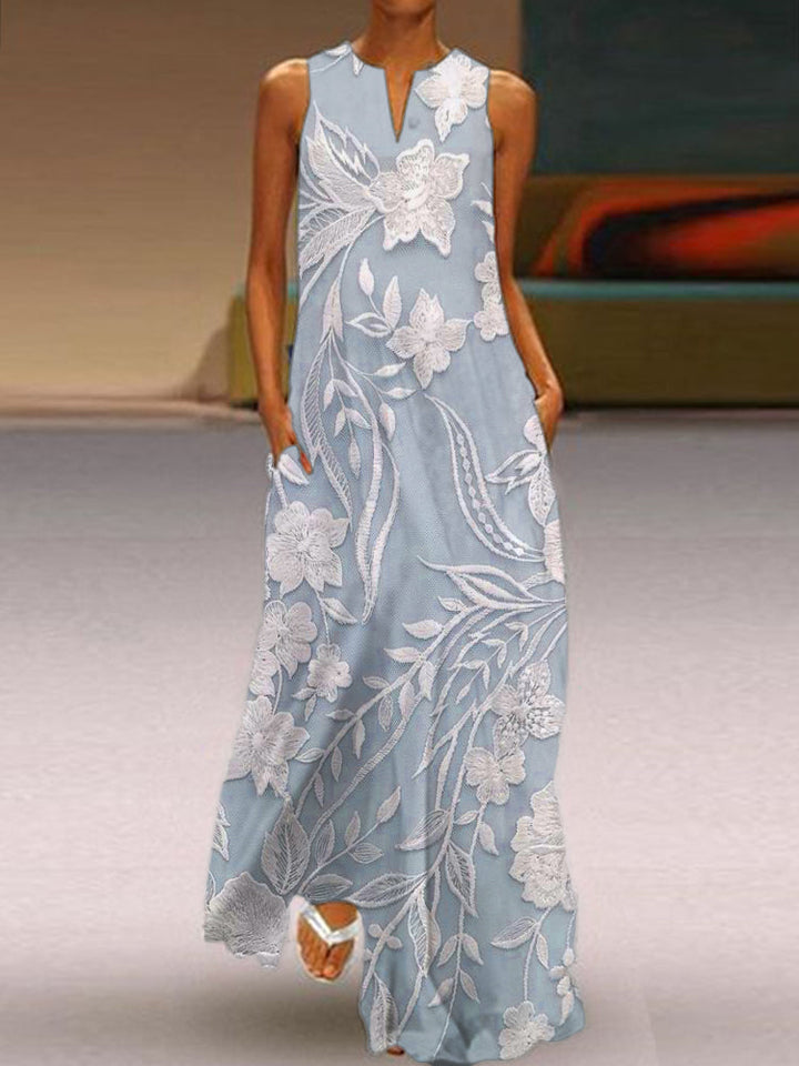 Amara™ | Elegant Luxury Printed Dress for Parties
