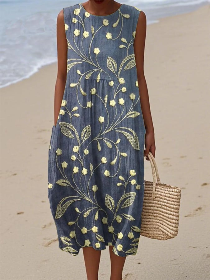 Romy™ | Sleeveless Floral Dress for Women