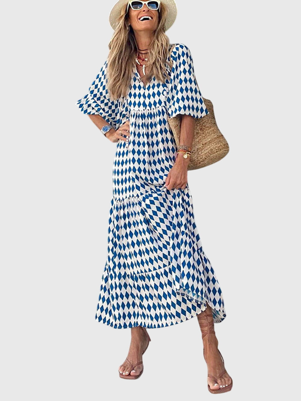 Dawn - Elegant wide maxi dress