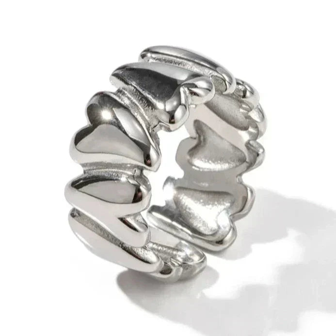 Hazel | Wrap-Around Heart Ring