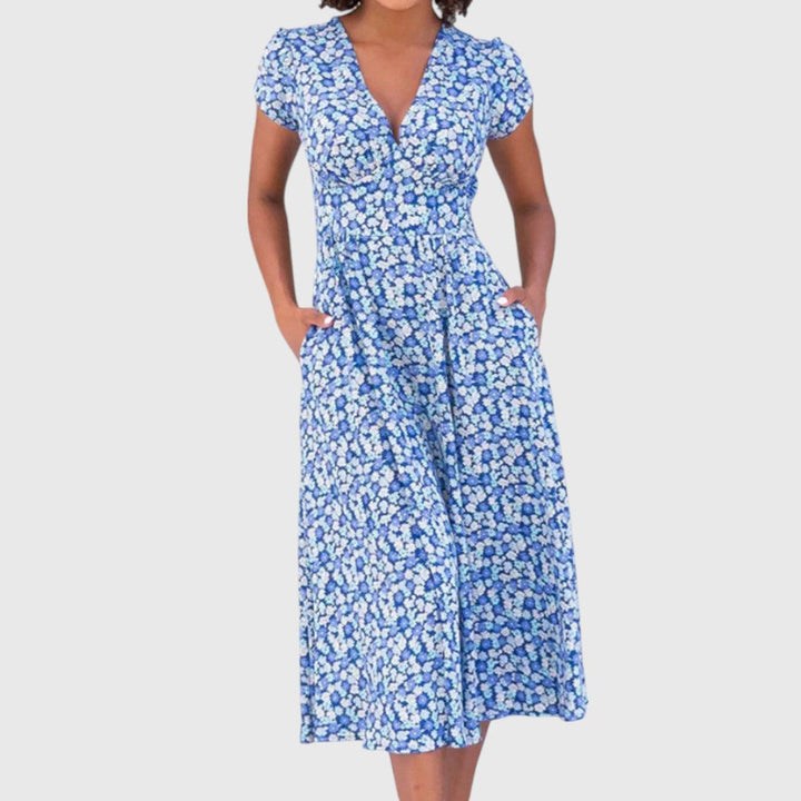Imke - Floral Midi Dress