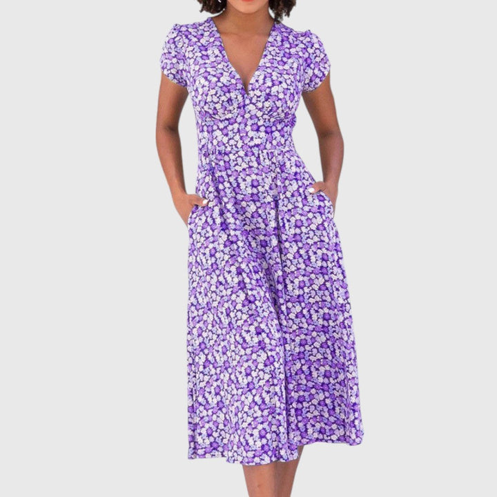 Imke - Floral Midi Dress
