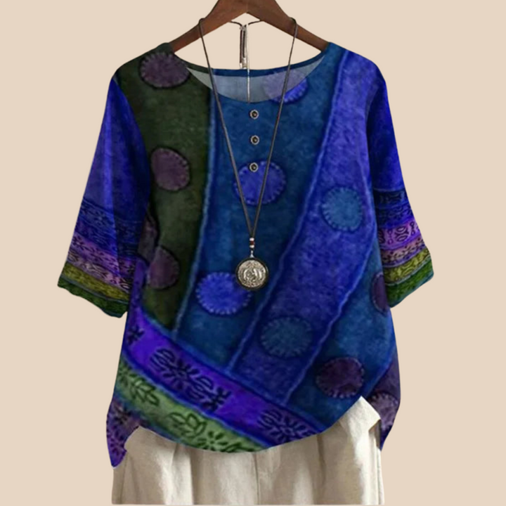 Susan™ | Colorful Boho Top