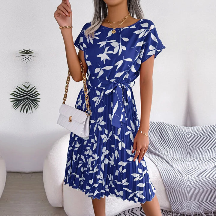 Wendy - Floral High Waist Summer Dress