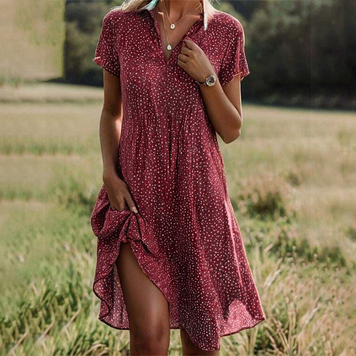Suzanna - Vibrant Midi Dress