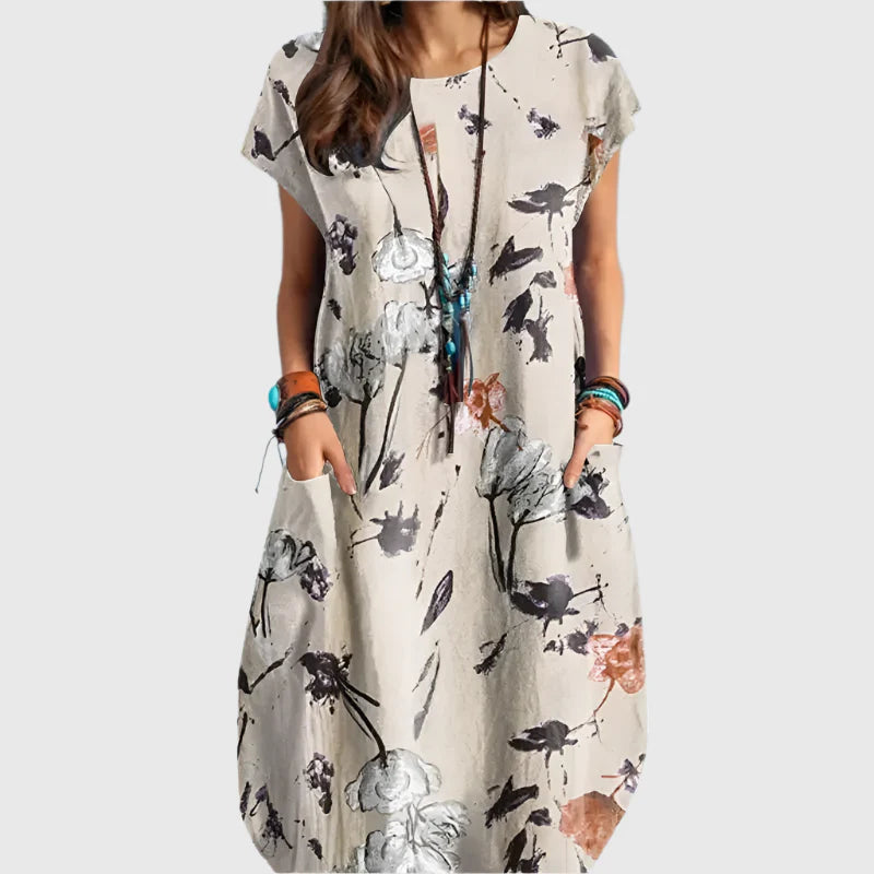 Karin - Elegant Tummy Covering Dress