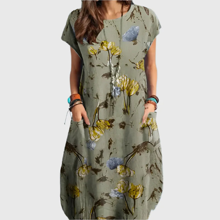 Karin - Elegant Tummy Covering Dress