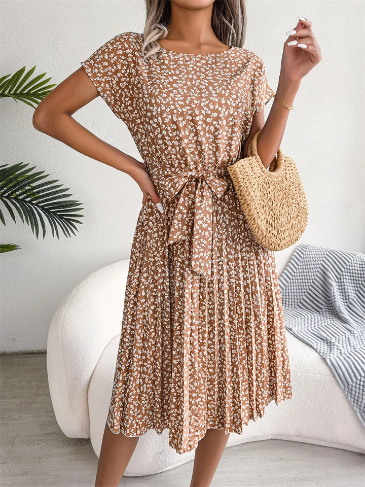 Wendy - Floral High Waist Summer Dress