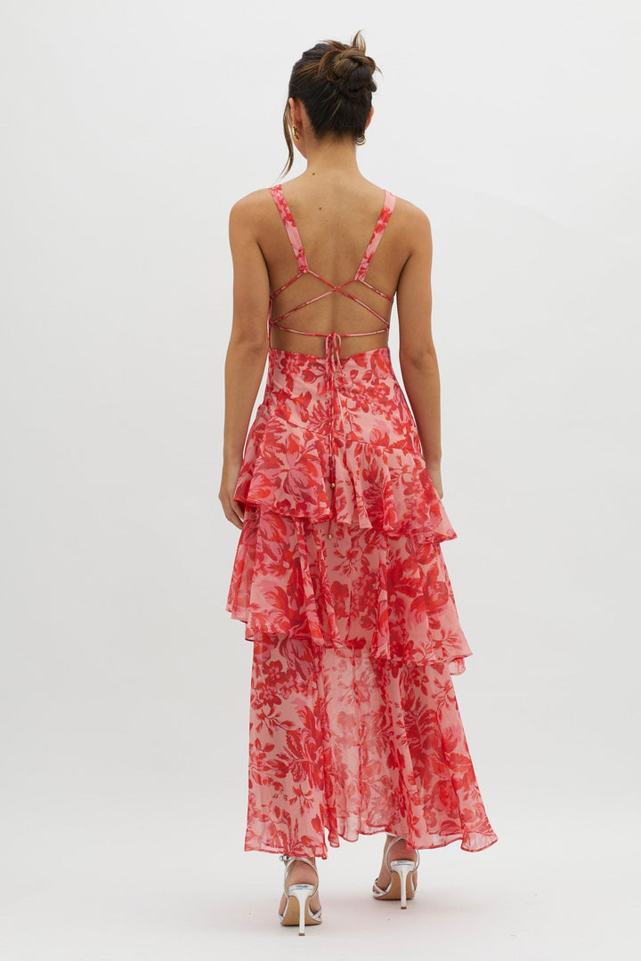 Isla | Bloom Shift Midi Dress