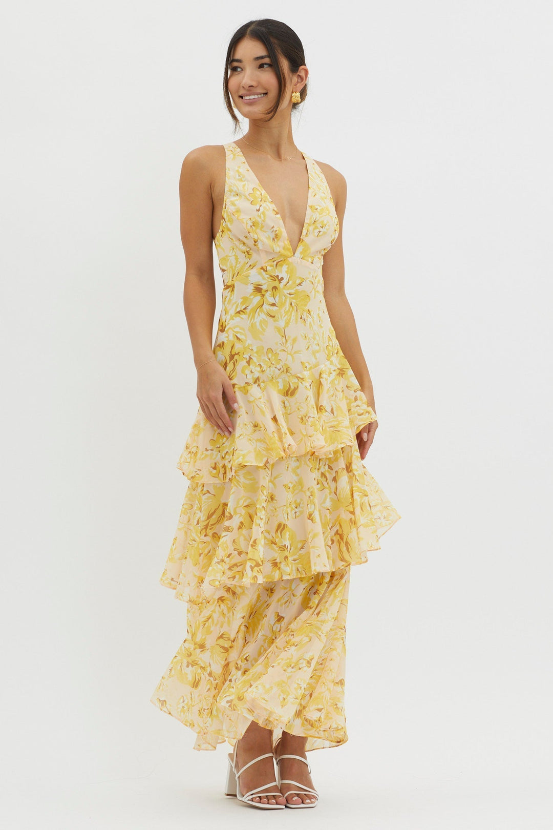 Isla | Bloom Shift Midi Dress