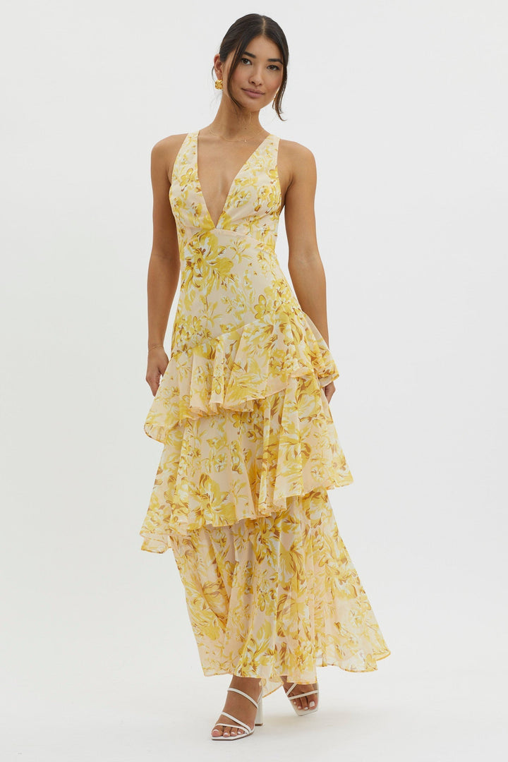 Isla | Bloom Shift Midi Dress