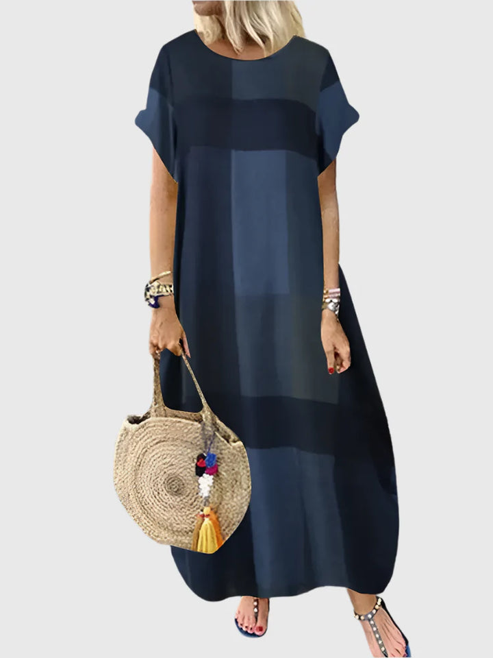 Zara - Bohemian Plaid Checked Summer Dress