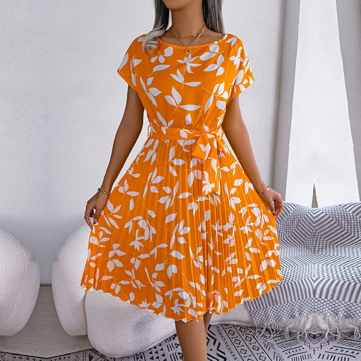 Wendy - Floral High Waist Summer Dress