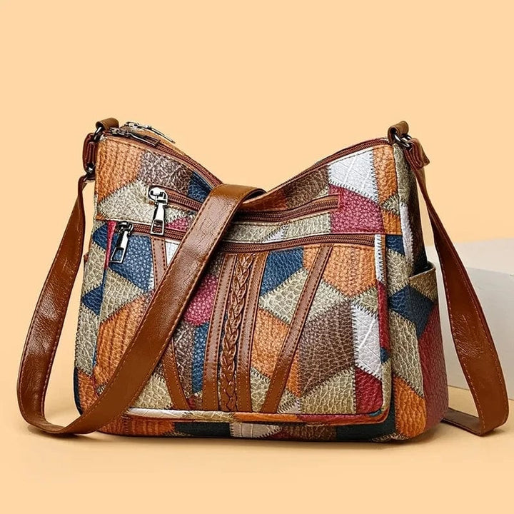 Clara - Mosaic leather handbag