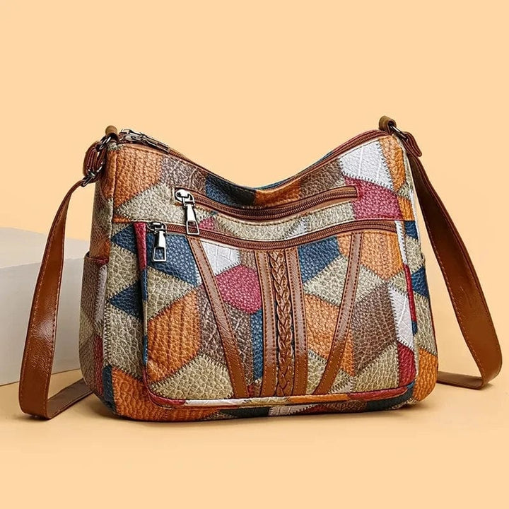 Clara - Mosaic leather handbag