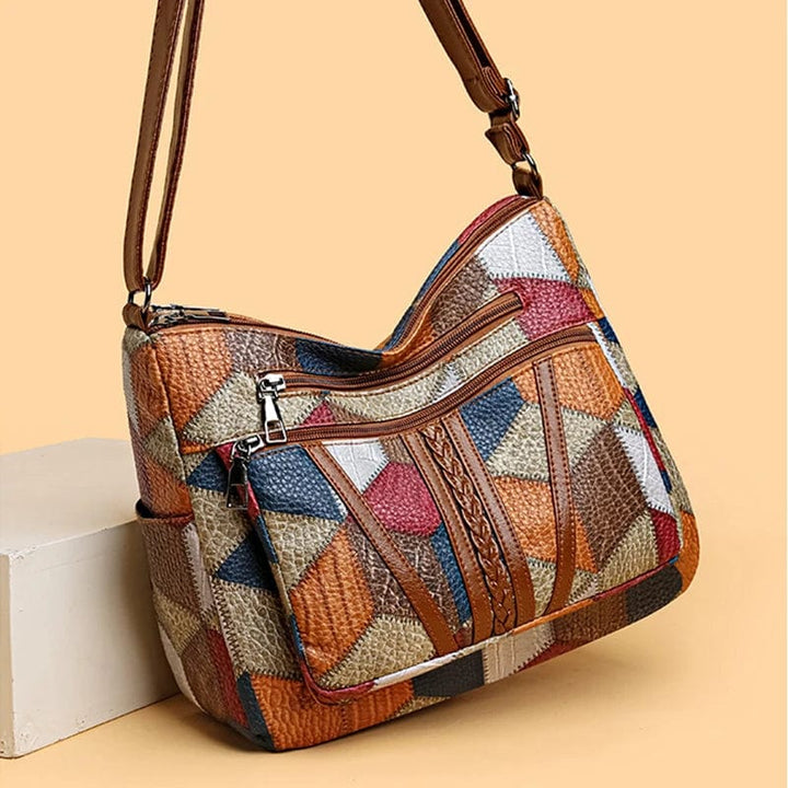 Clara - Mosaic leather handbag