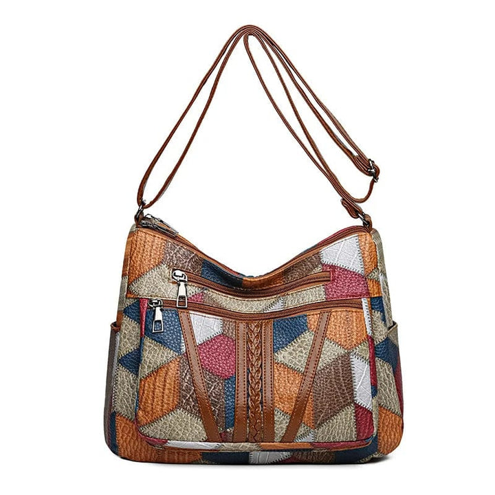 Clara - Mosaic leather handbag