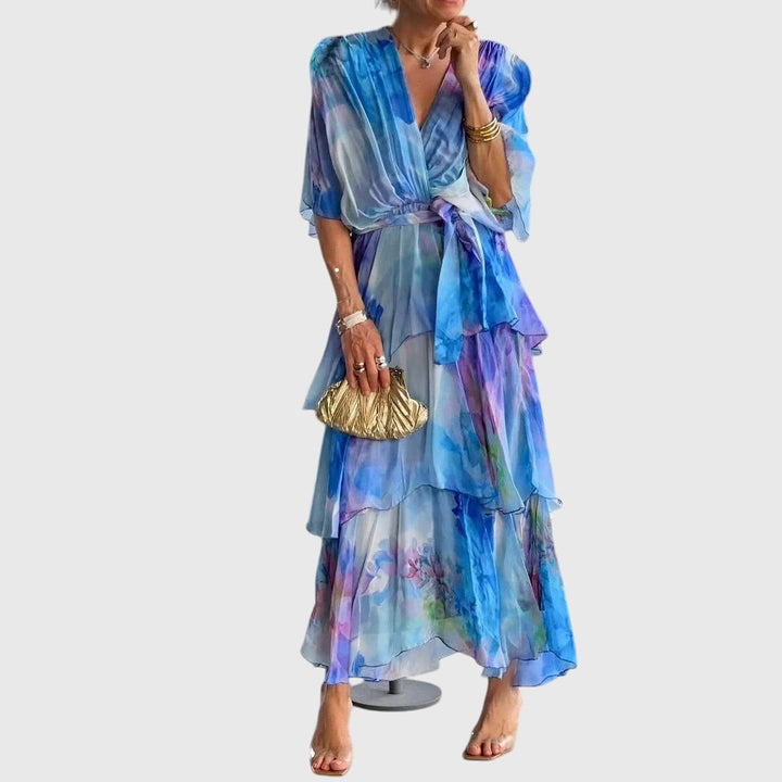 Angelica | Elegant Summer Layered Dress