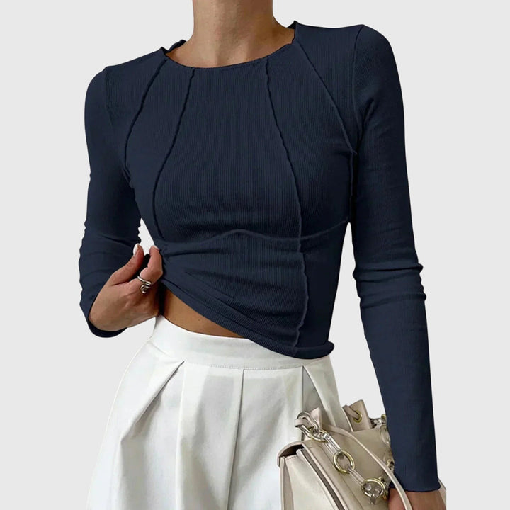 Andi - Ribbed Long-Sleeve Top
